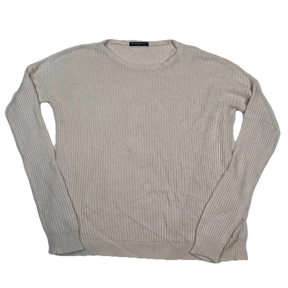 Brandy Melvilleโ Knit Sweater Knit Casual Cozy Comfortable Top